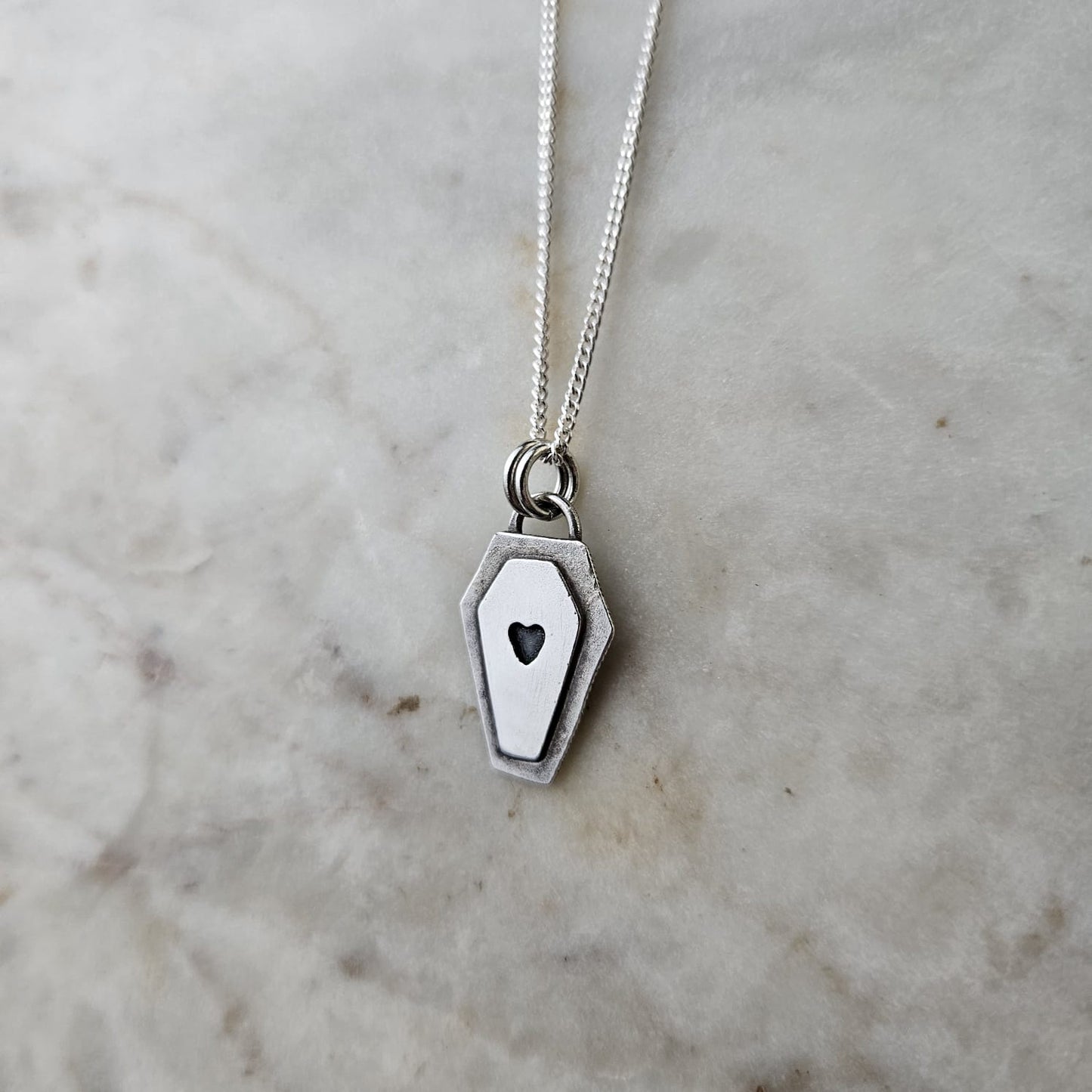 Coffin Heart Necklace