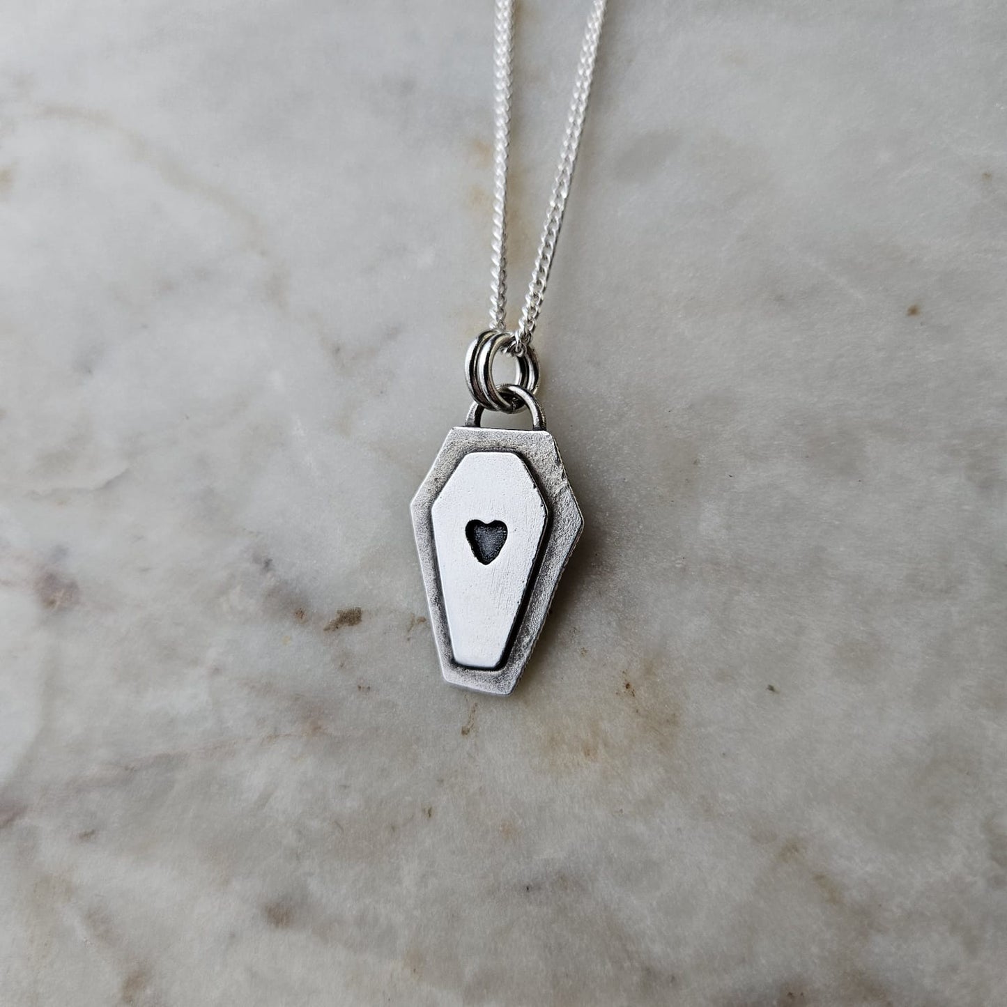 Coffin Heart Necklace