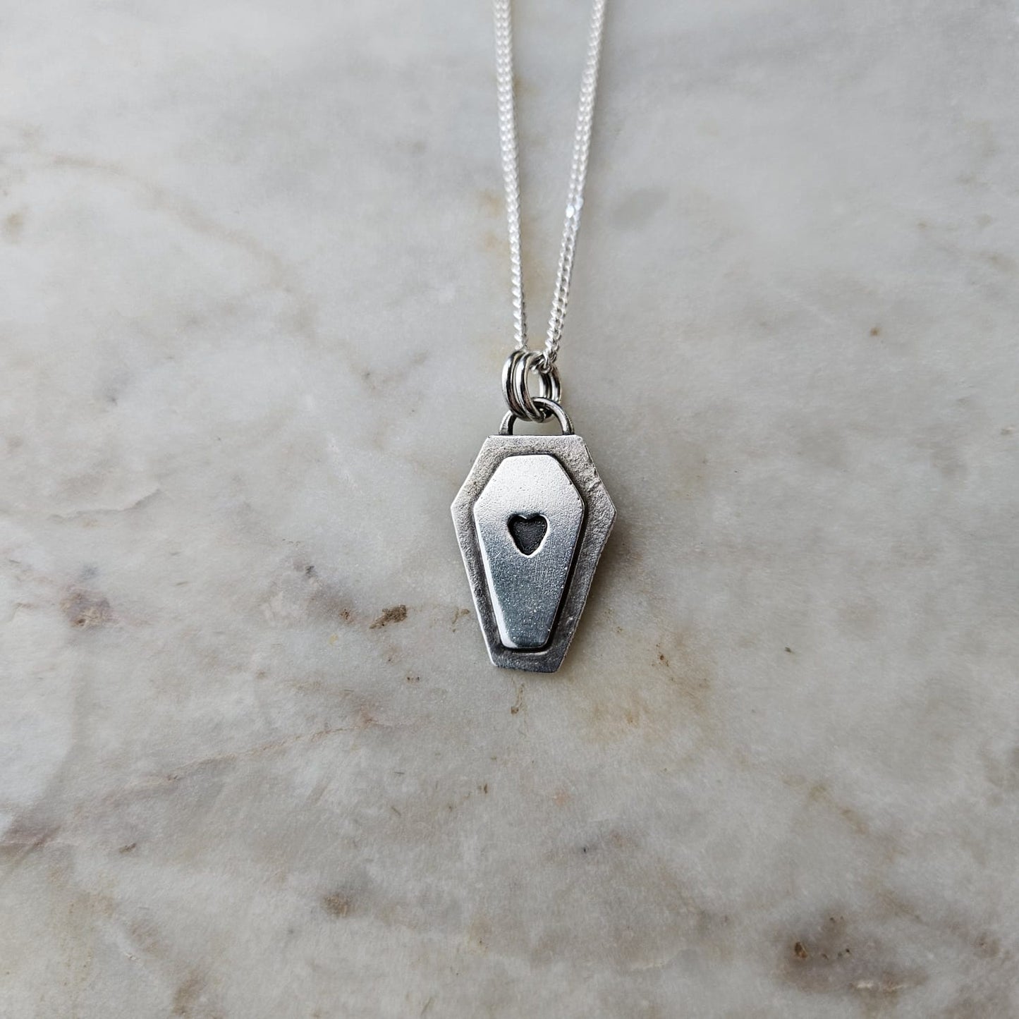 Coffin Heart Necklace